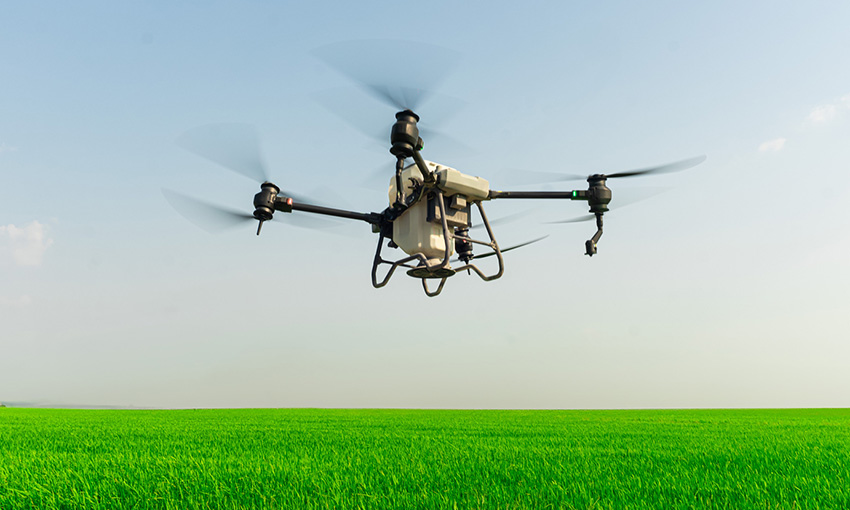 Motores con baterías de drones y visión de futuro